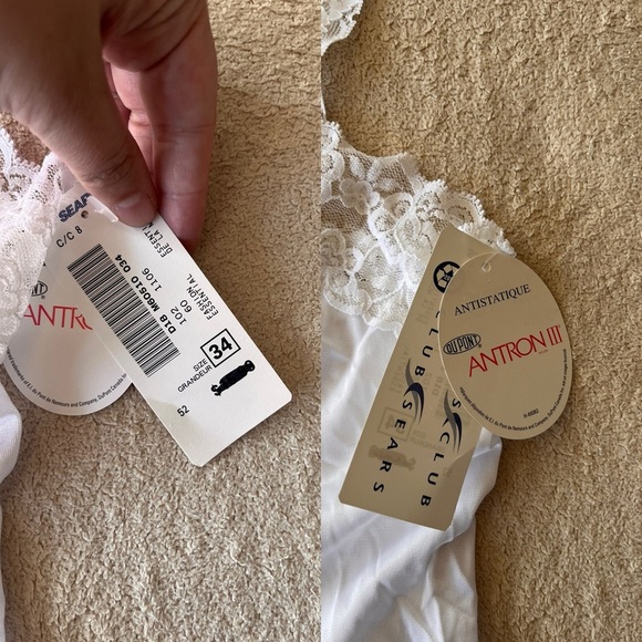 NWT Vintage White Lace Camisole - Picture 5 of 10